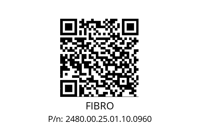   FIBRO 2480.00.25.01.10.0960