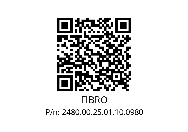   FIBRO 2480.00.25.01.10.0980