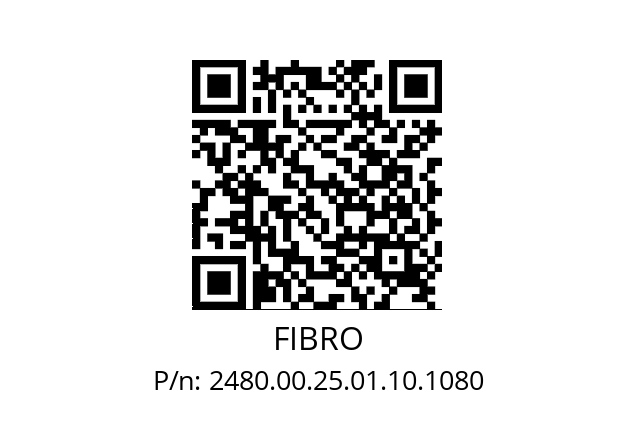   FIBRO 2480.00.25.01.10.1080