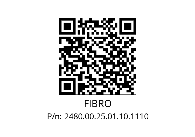   FIBRO 2480.00.25.01.10.1110