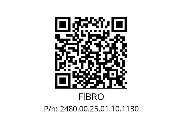   FIBRO 2480.00.25.01.10.1130