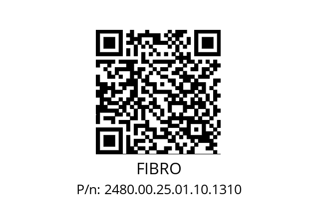   FIBRO 2480.00.25.01.10.1310