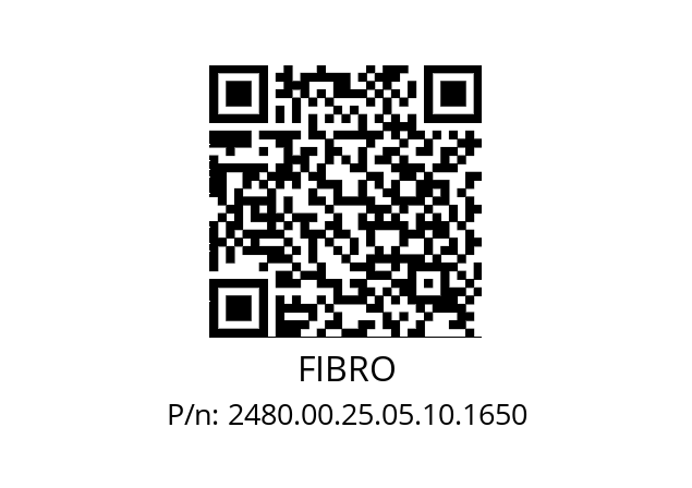   FIBRO 2480.00.25.05.10.1650