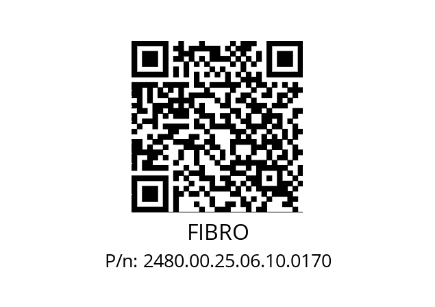   FIBRO 2480.00.25.06.10.0170