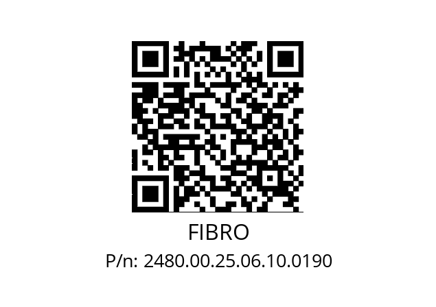   FIBRO 2480.00.25.06.10.0190