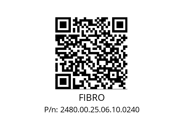   FIBRO 2480.00.25.06.10.0240