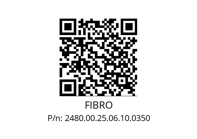   FIBRO 2480.00.25.06.10.0350