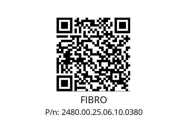   FIBRO 2480.00.25.06.10.0380