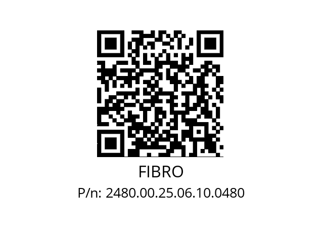   FIBRO 2480.00.25.06.10.0480