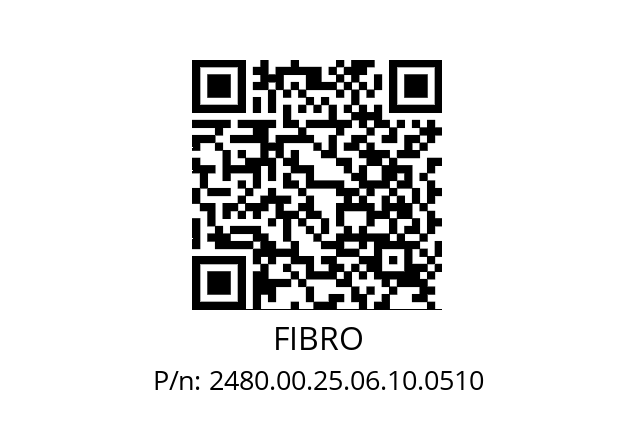   FIBRO 2480.00.25.06.10.0510