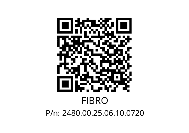   FIBRO 2480.00.25.06.10.0720