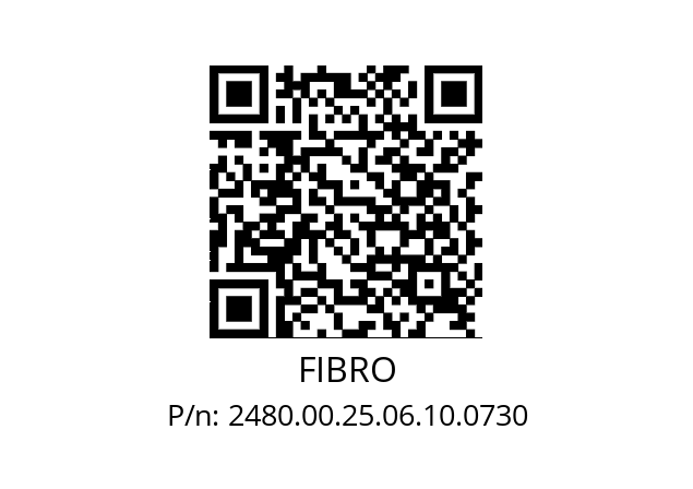   FIBRO 2480.00.25.06.10.0730