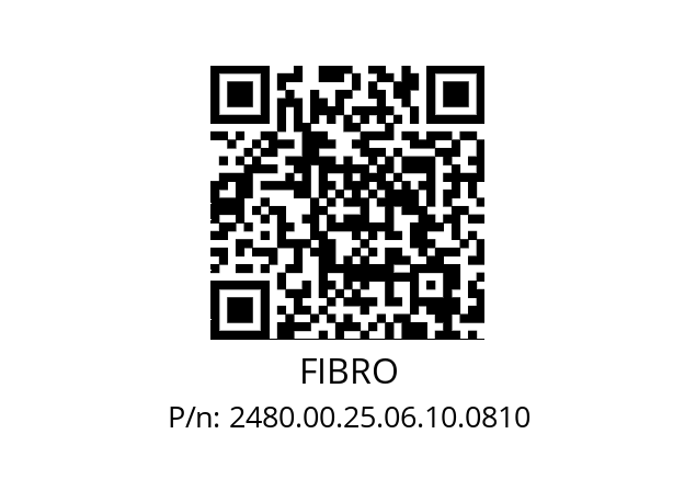   FIBRO 2480.00.25.06.10.0810