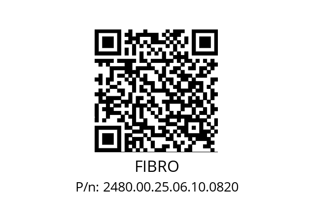   FIBRO 2480.00.25.06.10.0820