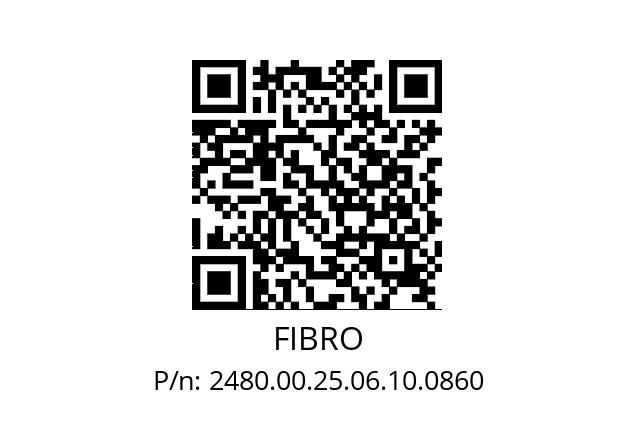   FIBRO 2480.00.25.06.10.0860