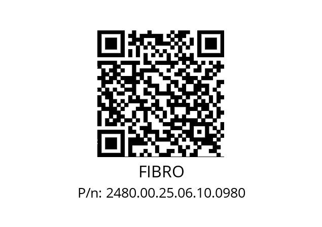   FIBRO 2480.00.25.06.10.0980