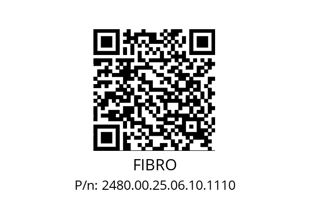   FIBRO 2480.00.25.06.10.1110