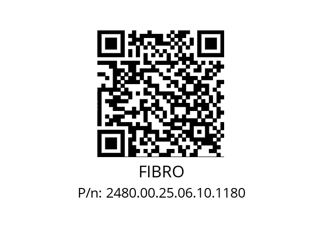   FIBRO 2480.00.25.06.10.1180