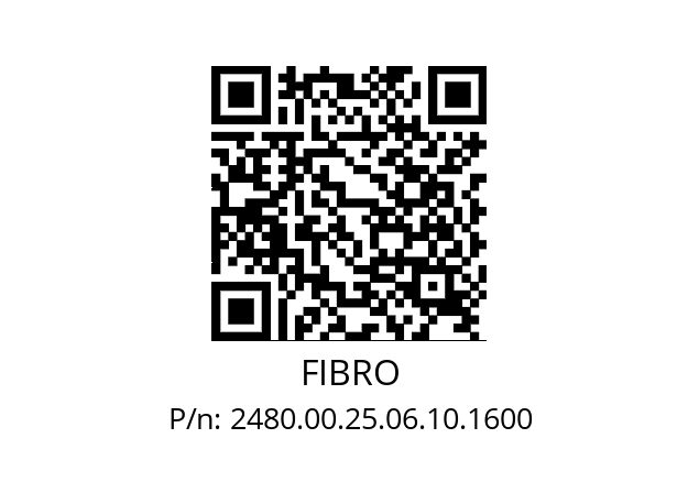   FIBRO 2480.00.25.06.10.1600