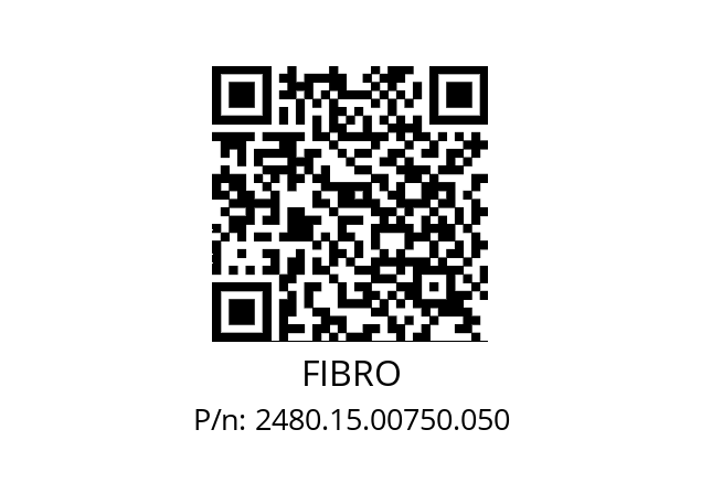   FIBRO 2480.15.00750.050