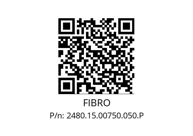   FIBRO 2480.15.00750.050.P