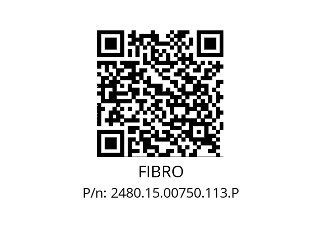   FIBRO 2480.15.00750.113.P