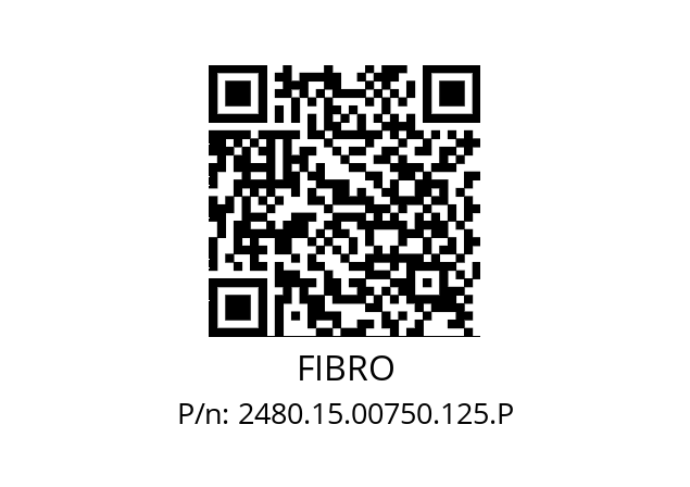   FIBRO 2480.15.00750.125.P