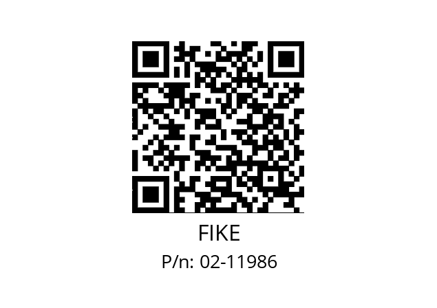   FIKE 02-11986