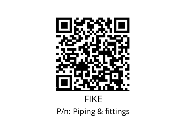   FIKE Piping & fittings