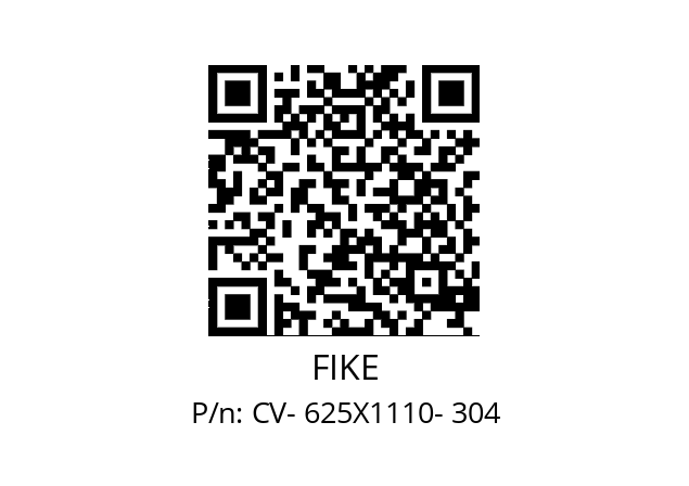   FIKE CV- 625X1110- 304