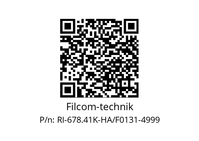   Filcom-technik RI-678.41K-HA/F0131-4999