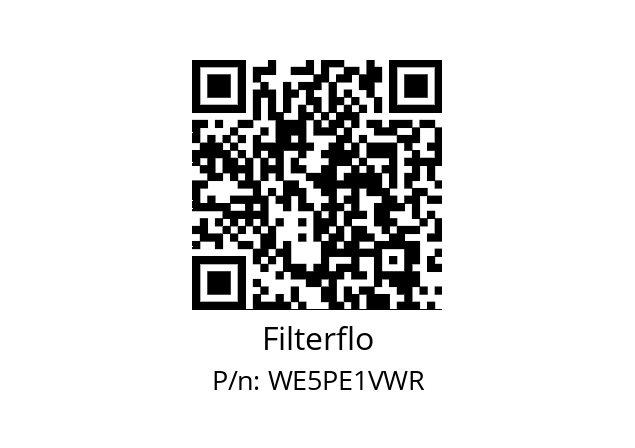   Filterflo WE5PE1VWR