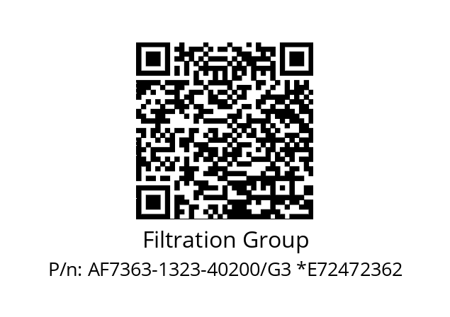   Filtration Group AF7363-1323-40200/G3 *E72472362