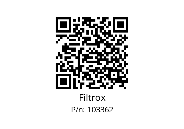   Filtrox 103362