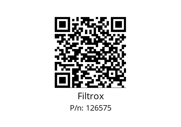   Filtrox 126575