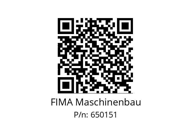   FIMA Maschinenbau 650151