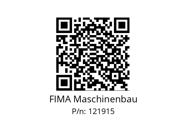   FIMA Maschinenbau 121915