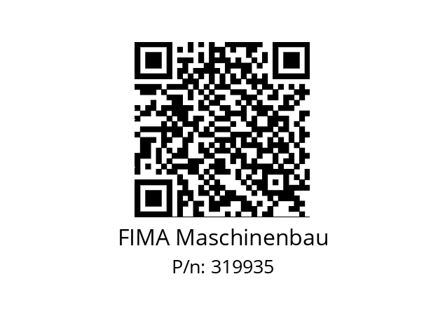   FIMA Maschinenbau 319935