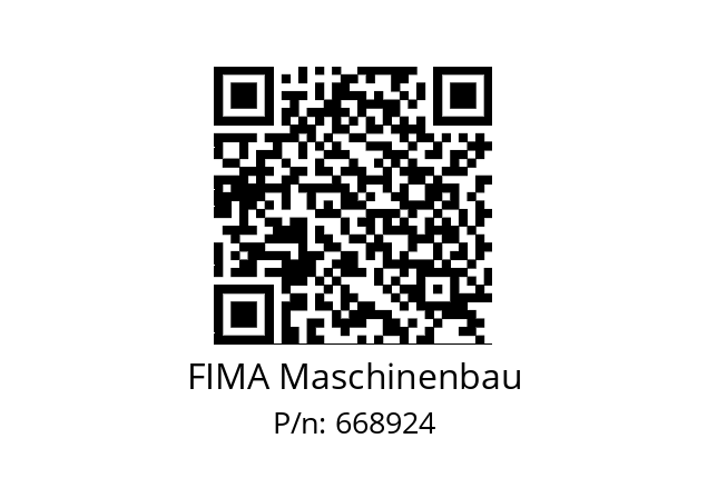   FIMA Maschinenbau 668924