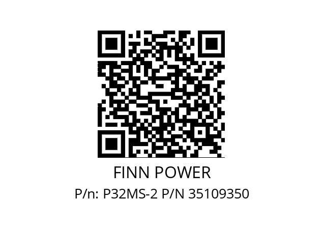   FINN POWER P32MS-2 P/N 35109350