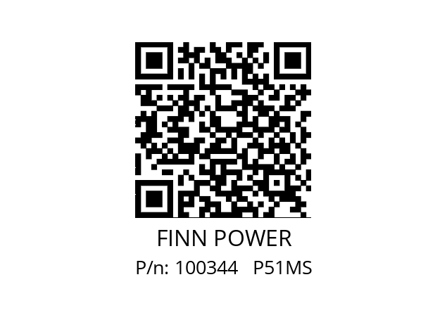   FINN POWER 100344   P51MS