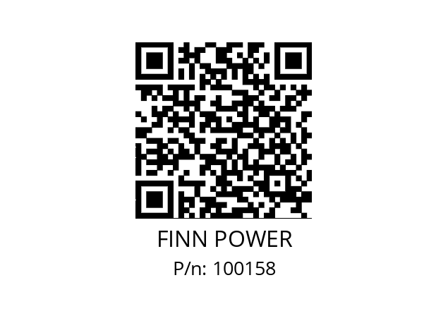   FINN POWER 100158