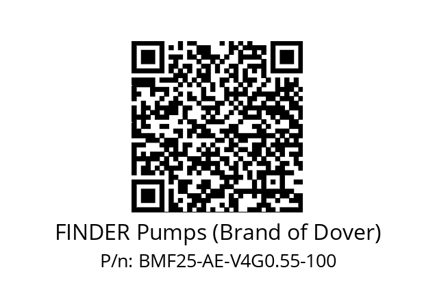   FINDER Pumps (Brand of Dover) BMF25-AE-V4G0.55-100