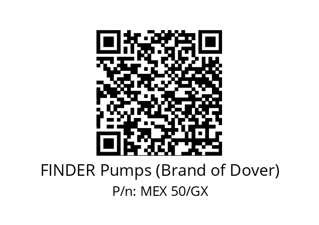   FINDER Pumps (Brand of Dover) MEX 50/GX