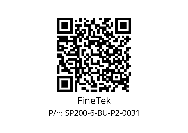   FineTek SP200-6-BU-P2-0031