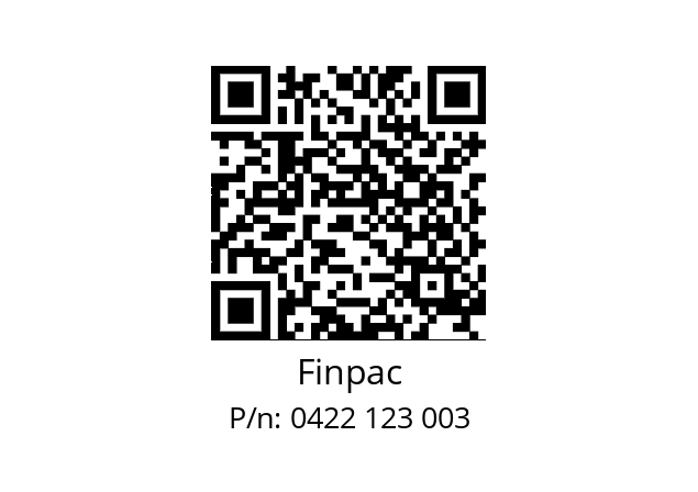   Finpac 0422 123 003