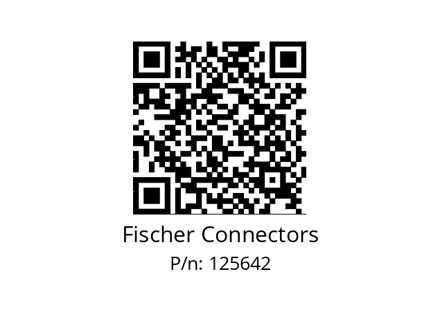   Fischer Connectors 125642