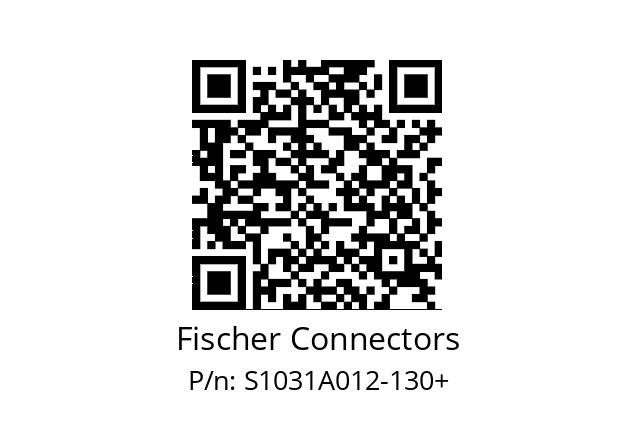   Fischer Connectors S1031A012-130+