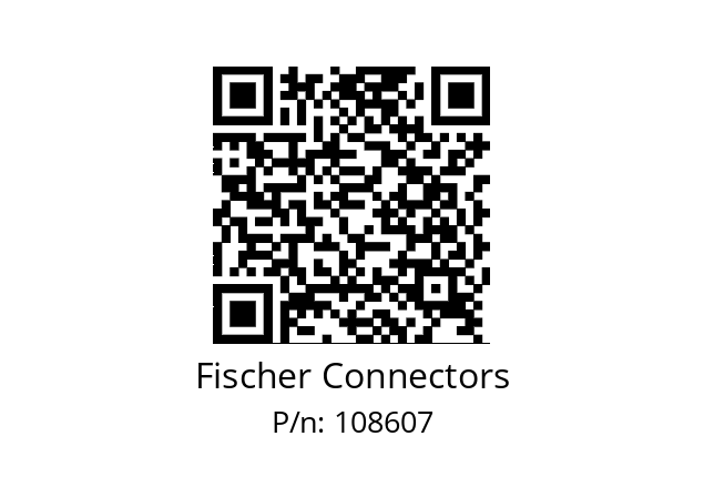   Fischer Connectors 108607