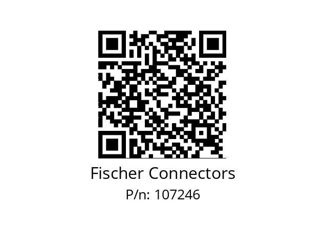   Fischer Connectors 107246